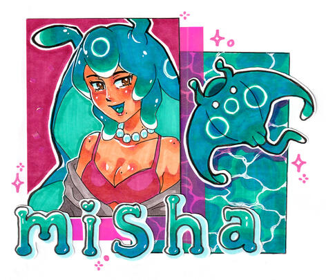Art Fight - OC (Made with markers)